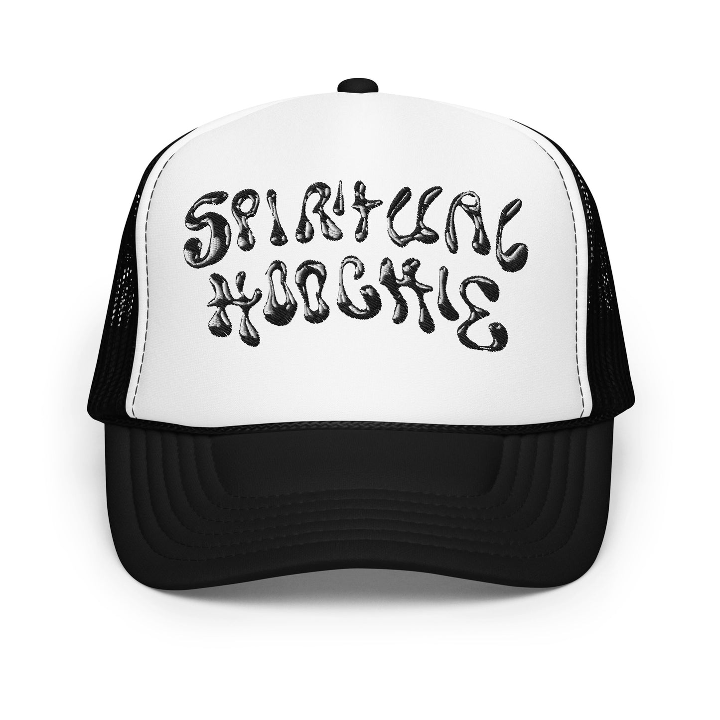 Spiritual Hoochie trucker hat (silver)