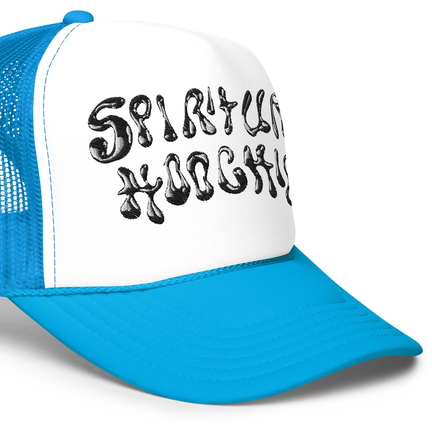 Spiritual Hoochie trucker hat (silver)