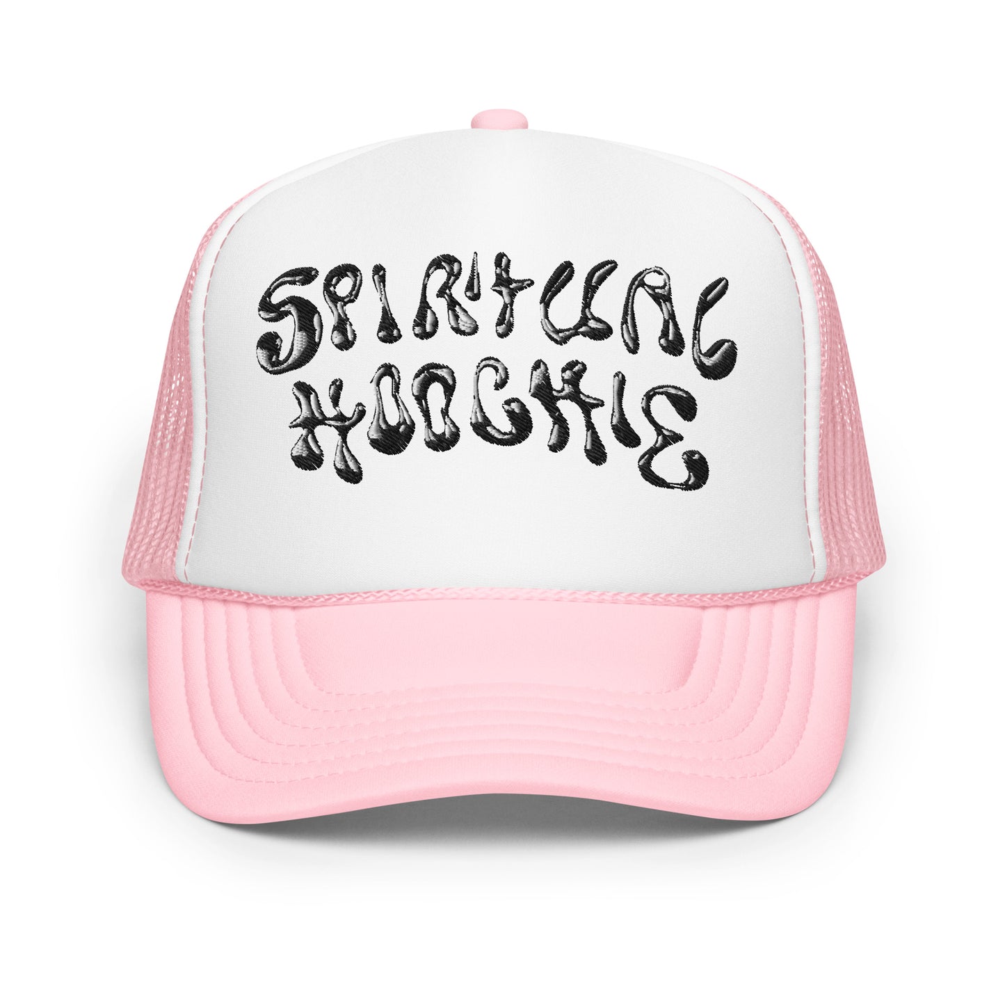 Spiritual Hoochie trucker hat (silver)