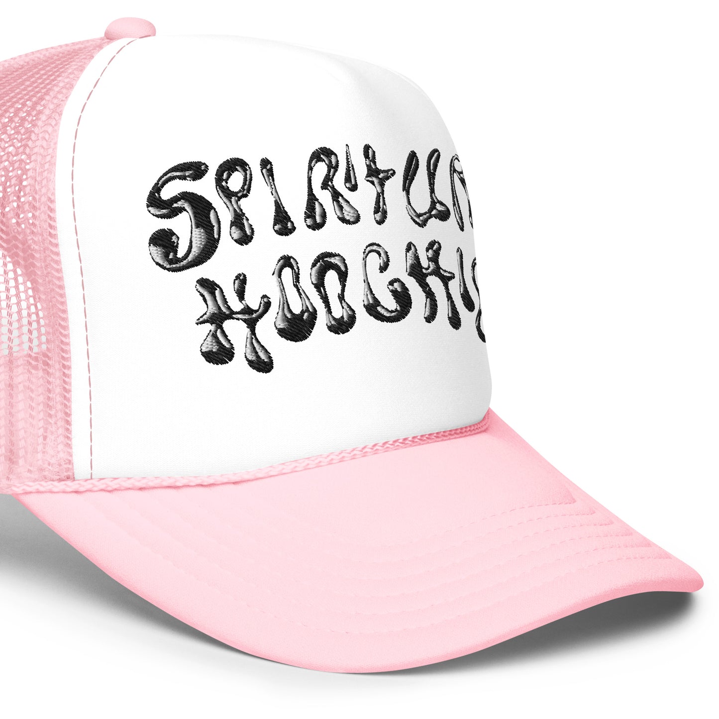 Spiritual Hoochie trucker hat (silver)