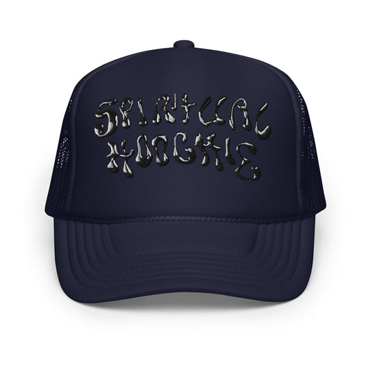 Spiritual Hoochie trucker hat (silver)