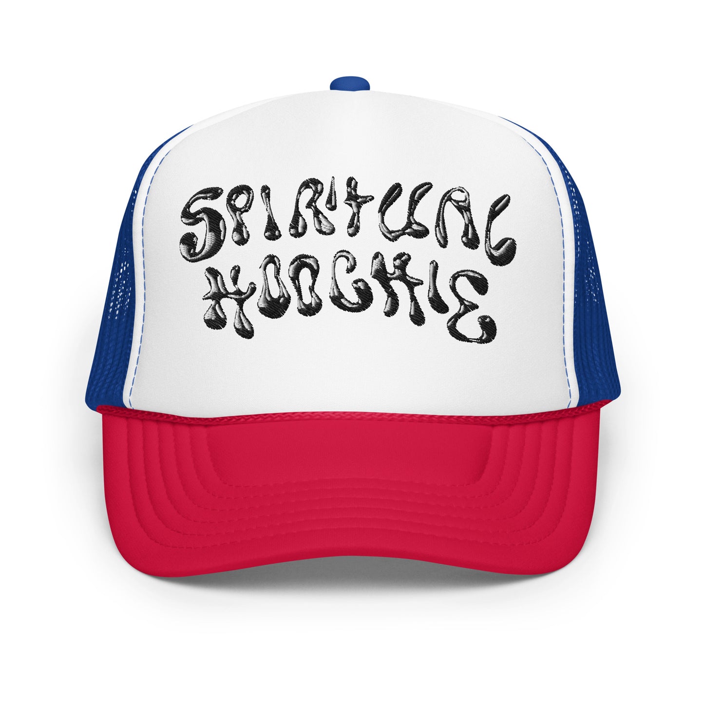 Spiritual Hoochie trucker hat (silver)