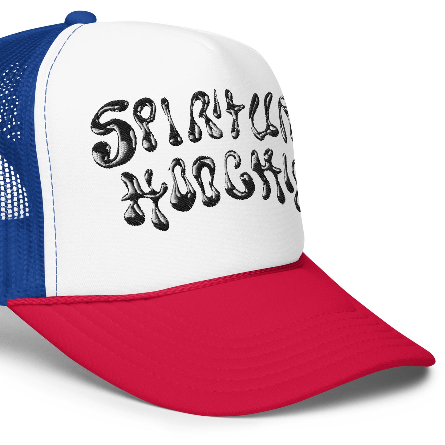 Spiritual Hoochie trucker hat (silver)