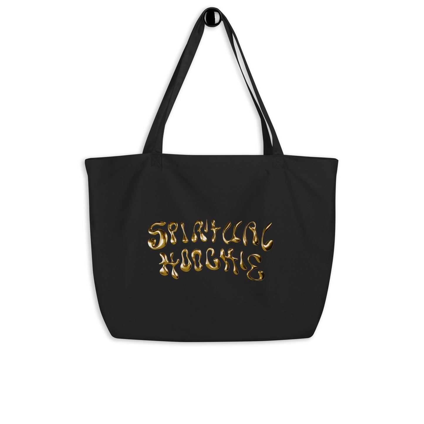 Spiritual Hoochie Large organic tote bag