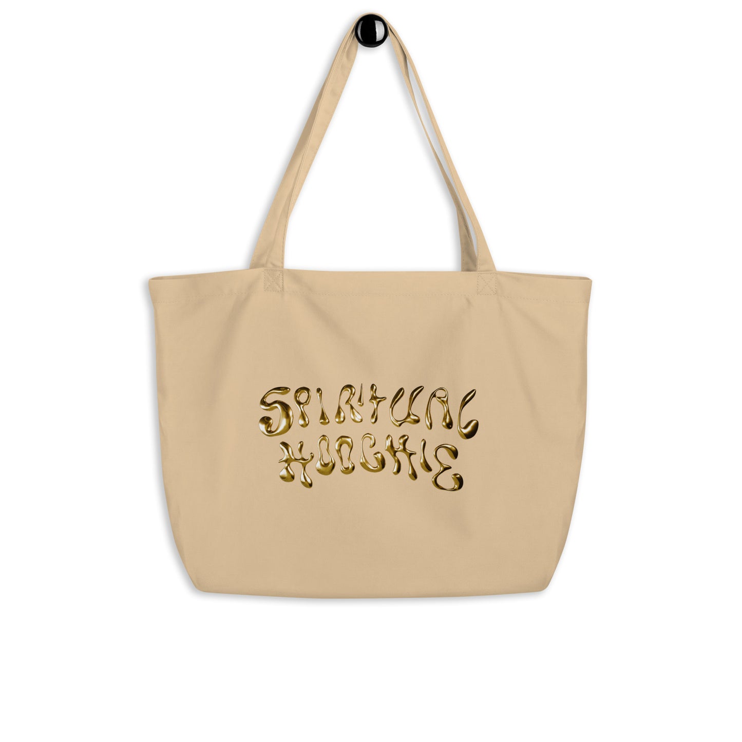 Spiritual Hoochie Large organic tote bag